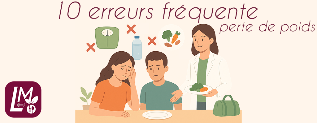 Perte de poids Erreurs fréquentres